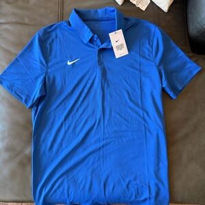 NWT Nike Men's Vibrant Blue Polo Shirt